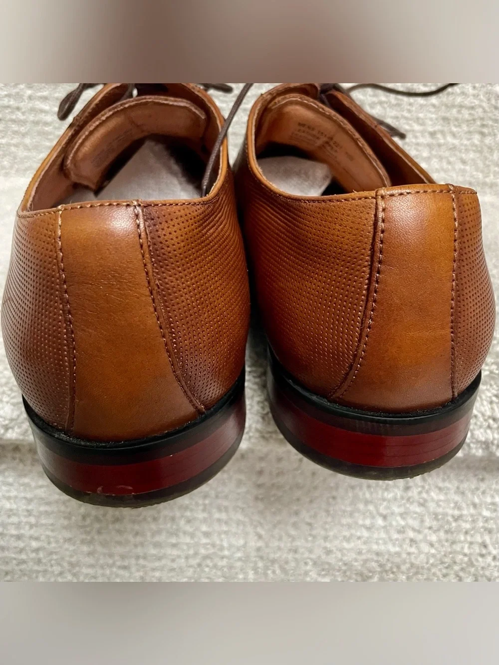 Florsheim Postino Cap Toe Leather Upper Linings Oxford in Congac Men’s Shoes 10D